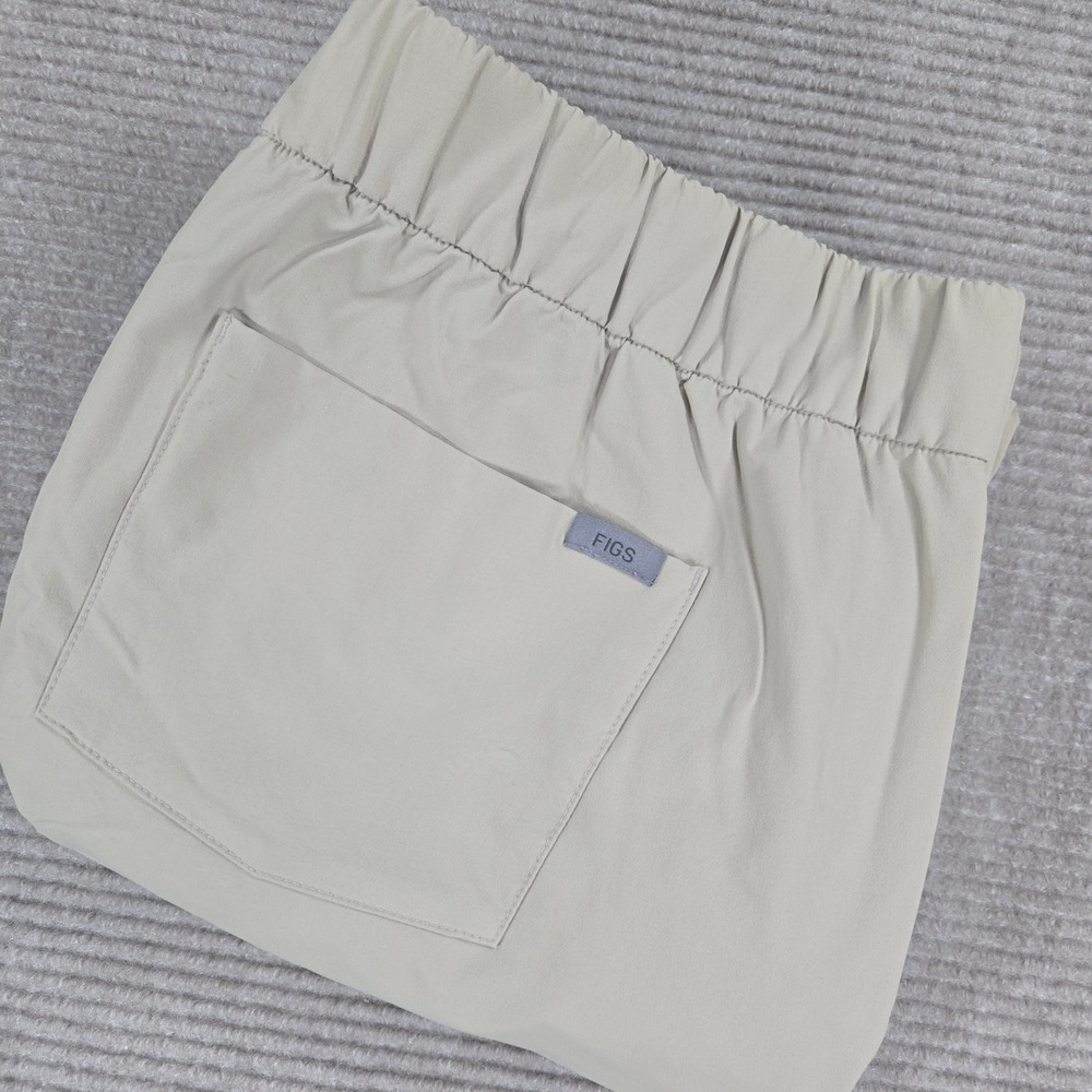 FIGS Mens XL Beige Sand FIGSPRO W22WW2003 Drawstring Scrub Pants